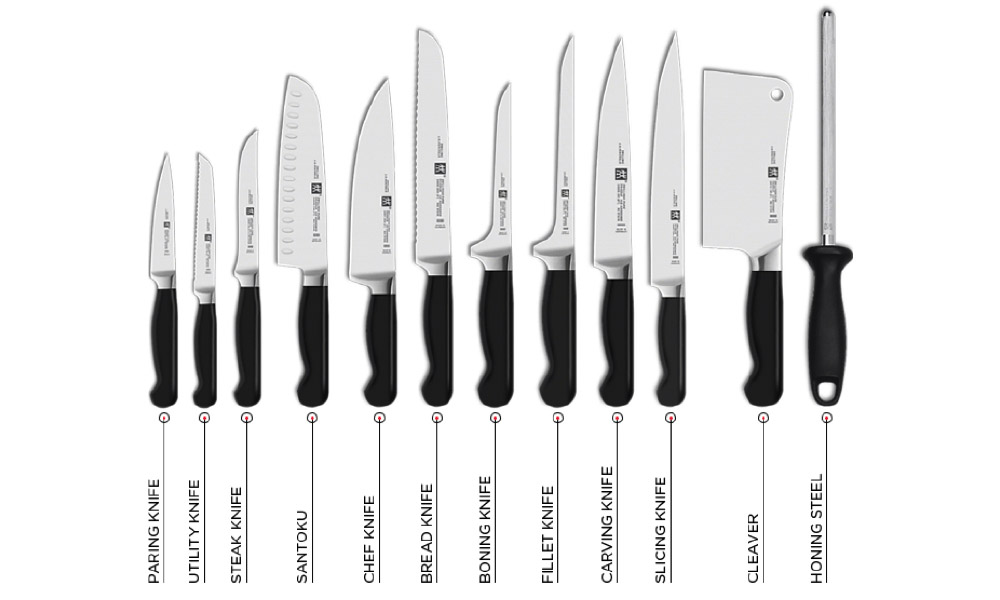 Quais os tipos de facas necessárias para um churrasco?