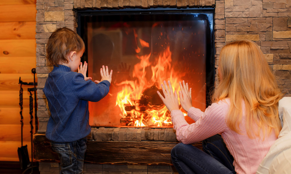 Lareira Canadense - alto rendimento térmico significa calor para a casa inteira